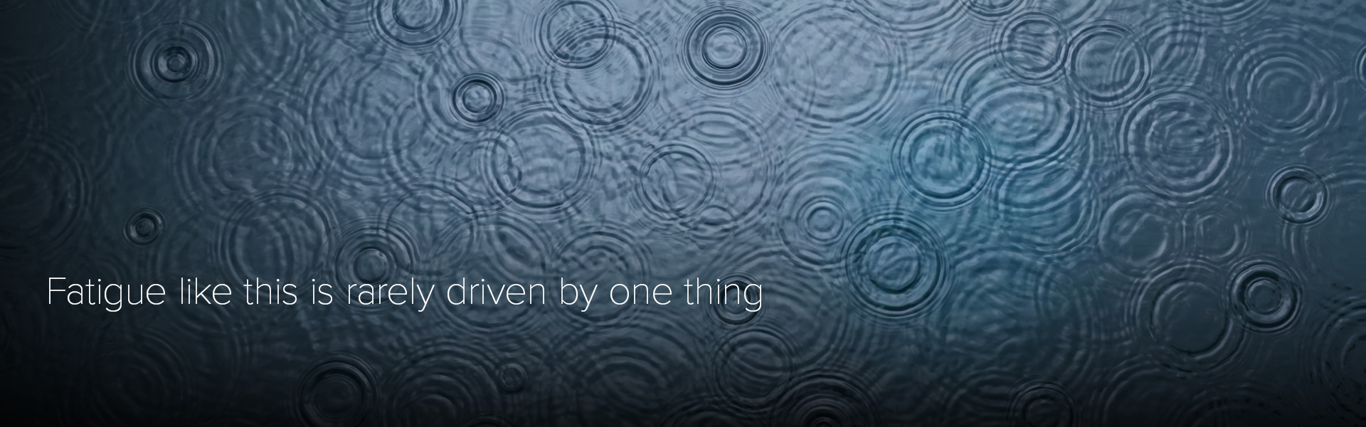 Overlapping water ripples forming a layered pattern across the surface